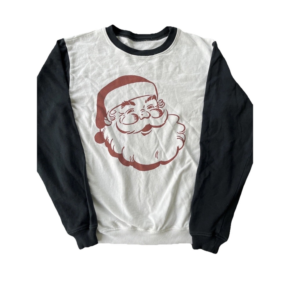 Santa Face Adult Size Small Sweatshirt